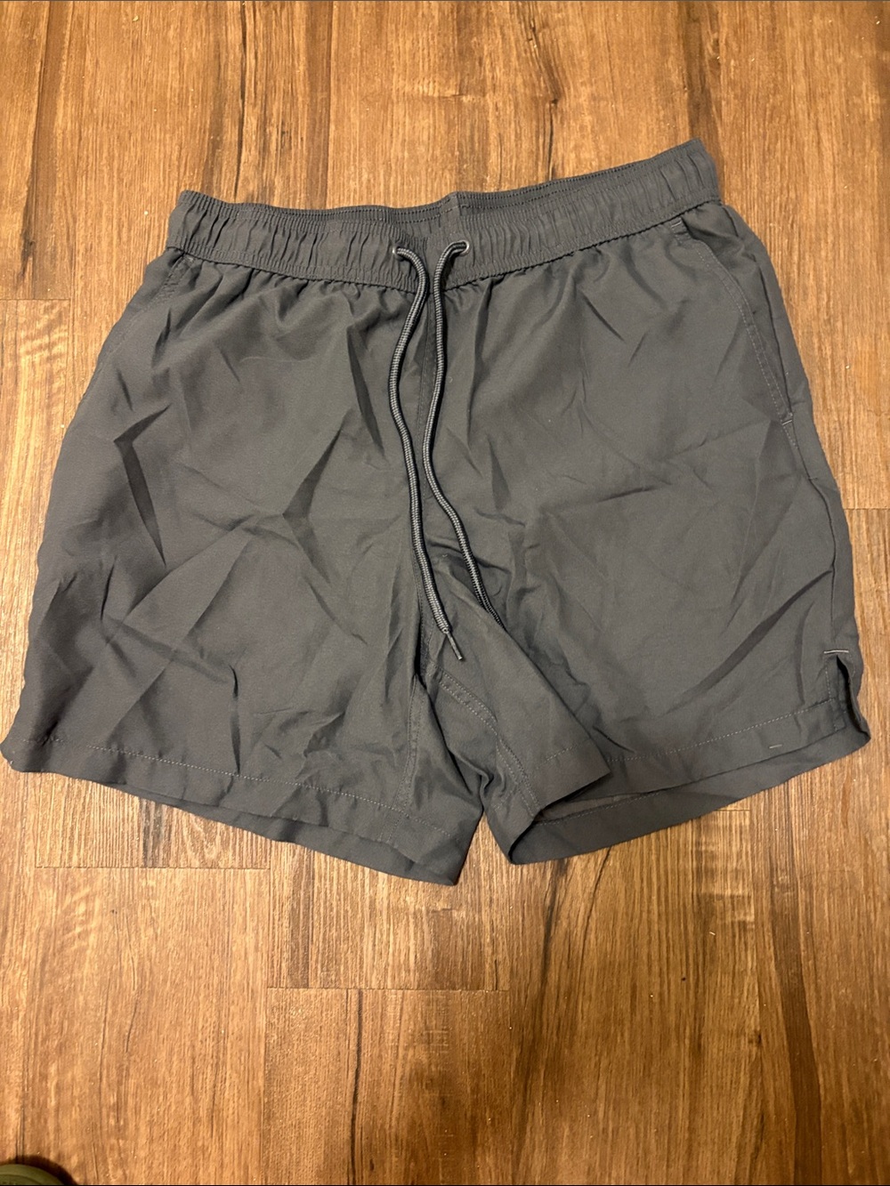 George Men's Gray Elastic-Waist Performance Shorts